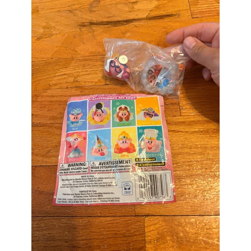 Kirby Gashapon Mystery Bag Opened Doctor Kirby Mini Figurine